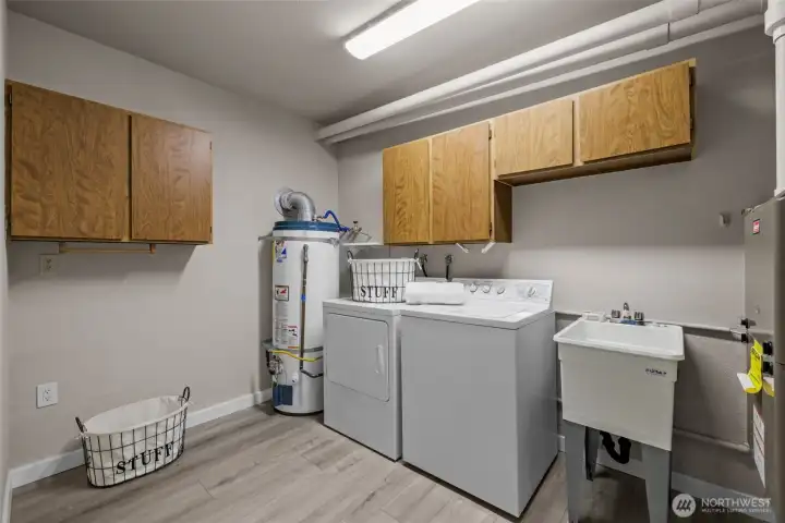 Spacious Laundry room