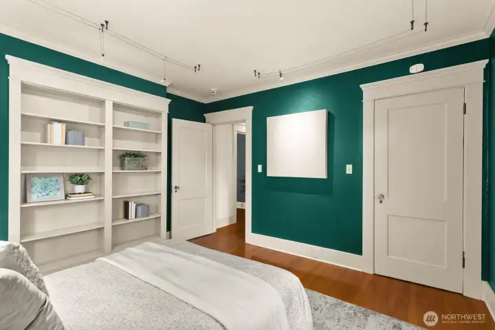 The woodwork in this home is a masterpiece in craftsman detail.