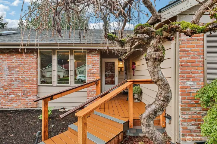 New Trex entry deck.