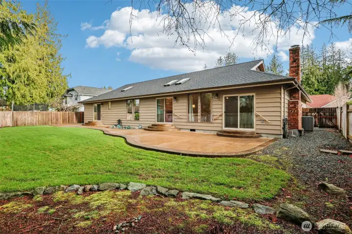 View of the home from the back.
