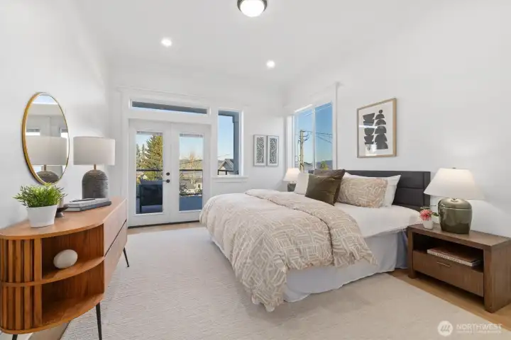 Bedroom on main floor.