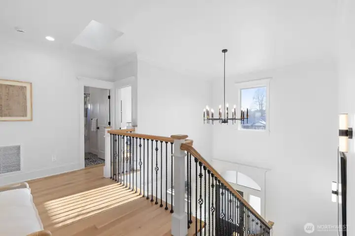 Upper level. Four bedrooms, three baths. Great views.