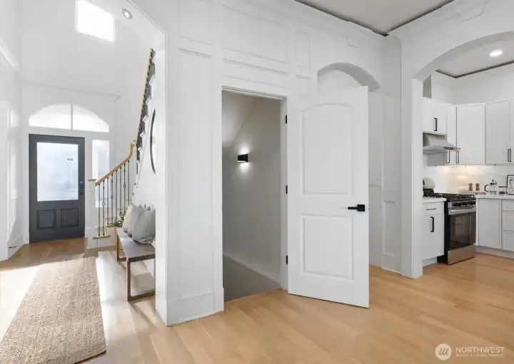 Let's head downstairs to our 2BR, 1BA ADU with separate attached garage.