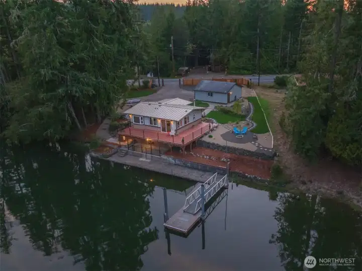 Welcome to this waterfront gem, a privacy paradise for water & outdoor enthusiast.