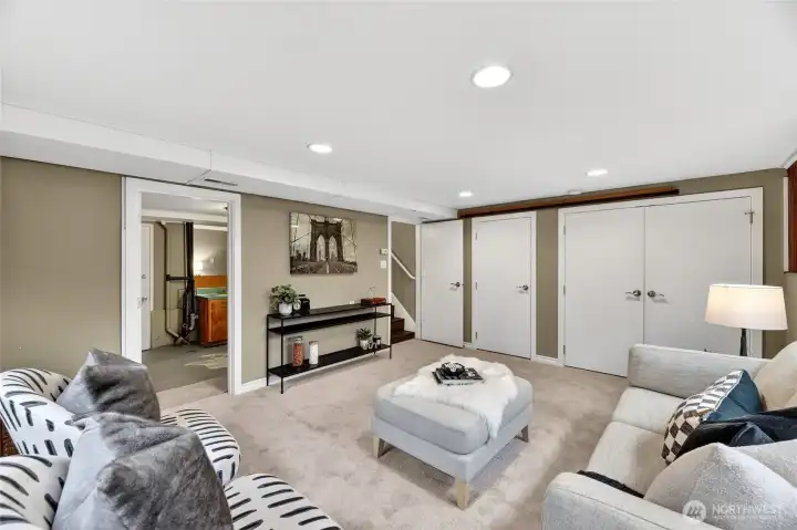 Large closets allow for plenty of storage space.