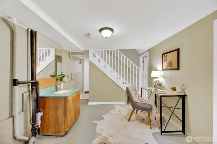 Extra space for a home office.