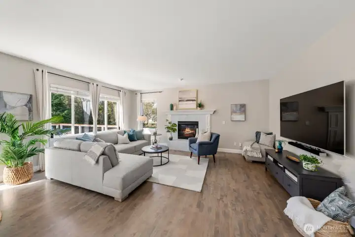 Living room. TV stays with home