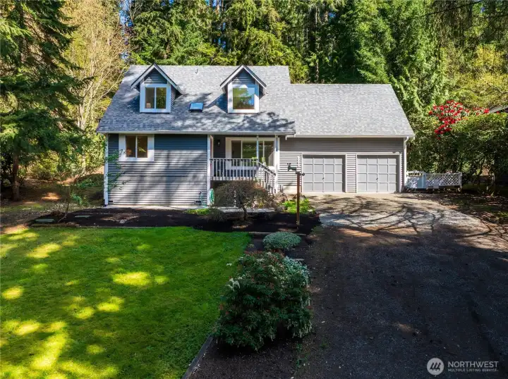 Surrounded by nature and privacy.