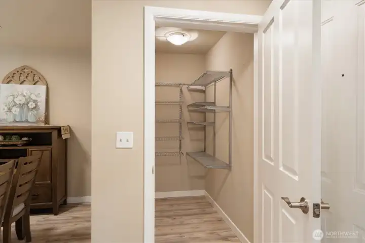 Generous storage space to keep everything organized and out of sight.