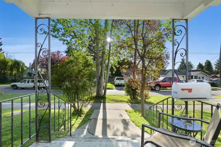 Front porch view.