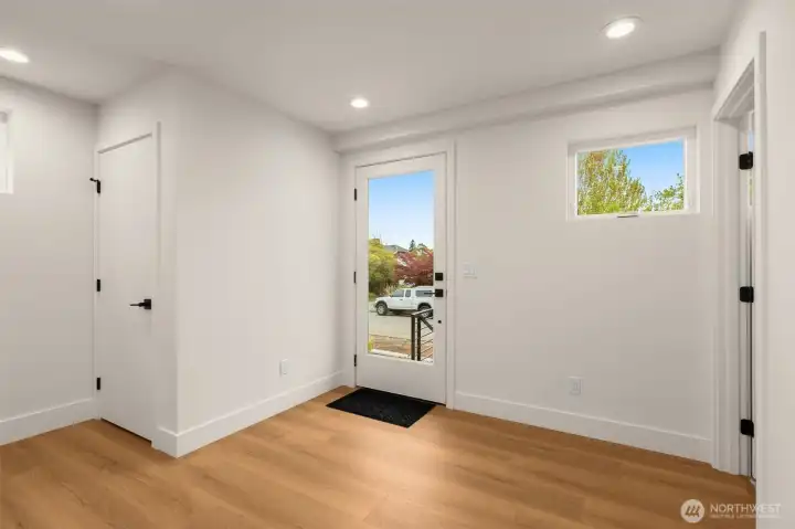 Large inviting entry area