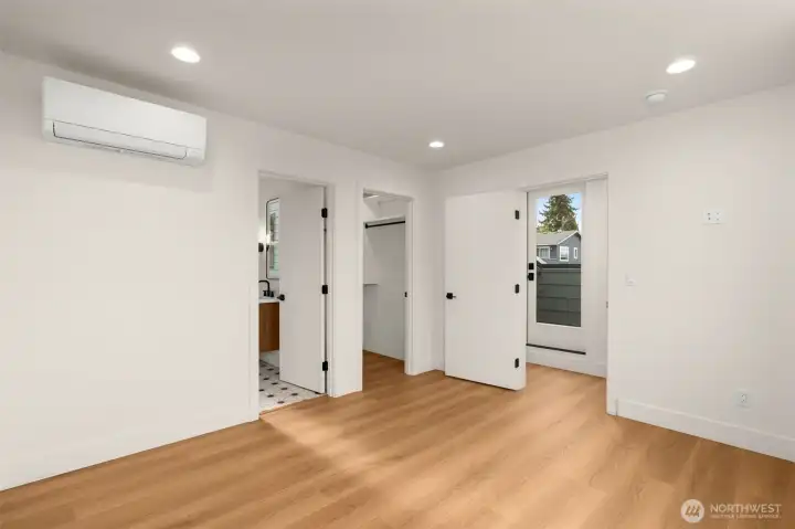Upper level primary bedroom
