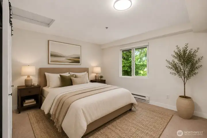 Virtually staged Bedroom Virtually staged Bedroom