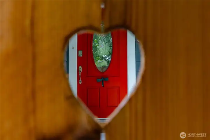 Through the garden gate into the heart of this home!