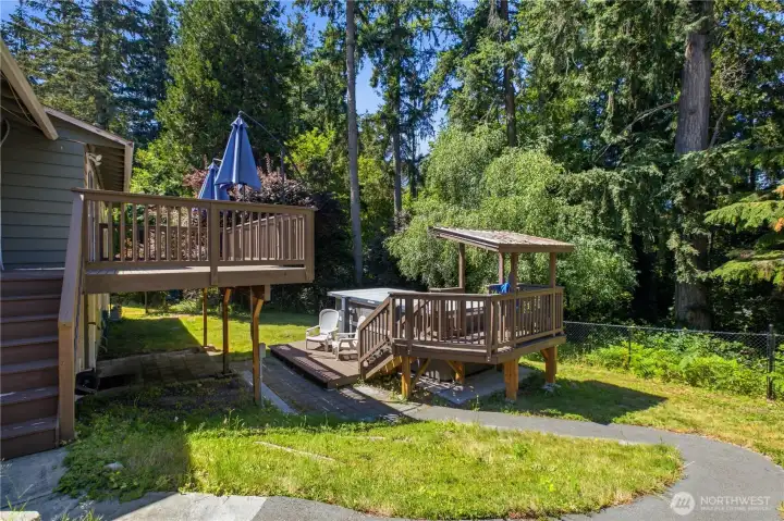 Walkway on the Side of the House Leading to the Backyard and Swim Spa Walkway on the Side of the House Leading to the Backyard and Swim Spa