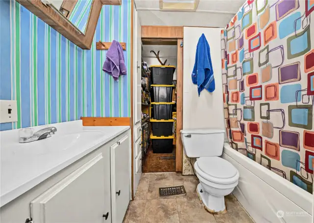 Bathroom in Park Model Home.