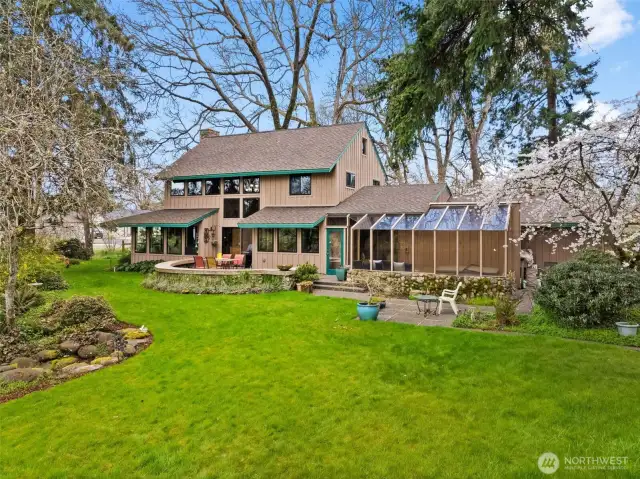 This is a private piece of paradise on 2.5 acres and truly one-of-a-kind