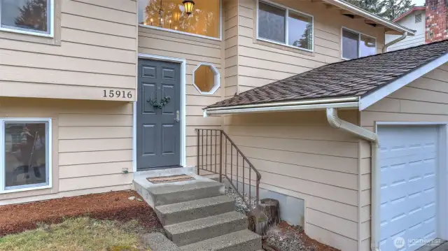 Enjoy newer exterior paint, freshly painted front door and all new energy efficient windows!