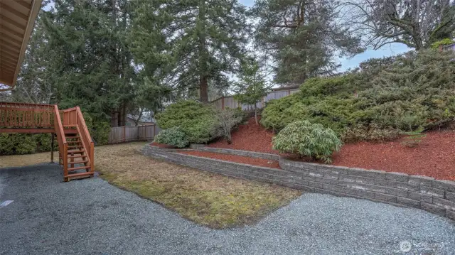 This is yard has been freshly landscaped and ready for you to make it your own little oasis.