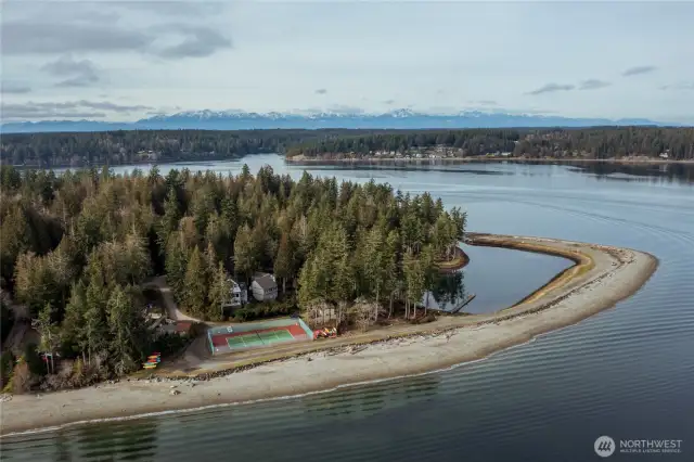 Spit/lagoon area