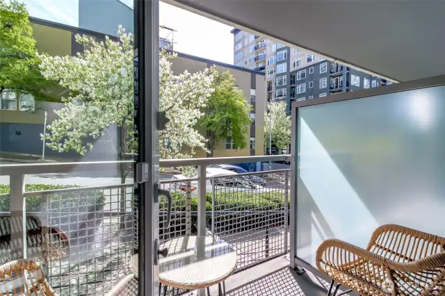 private balcony