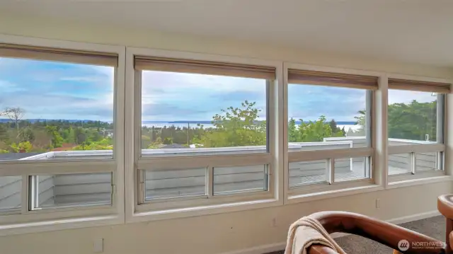 West facing water views