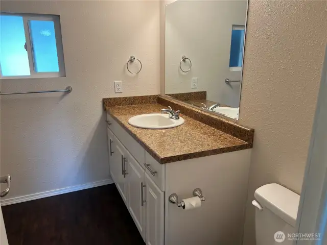 Primary bathroom.