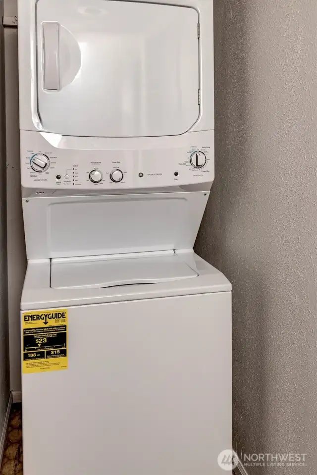 In-unit washer and dryer