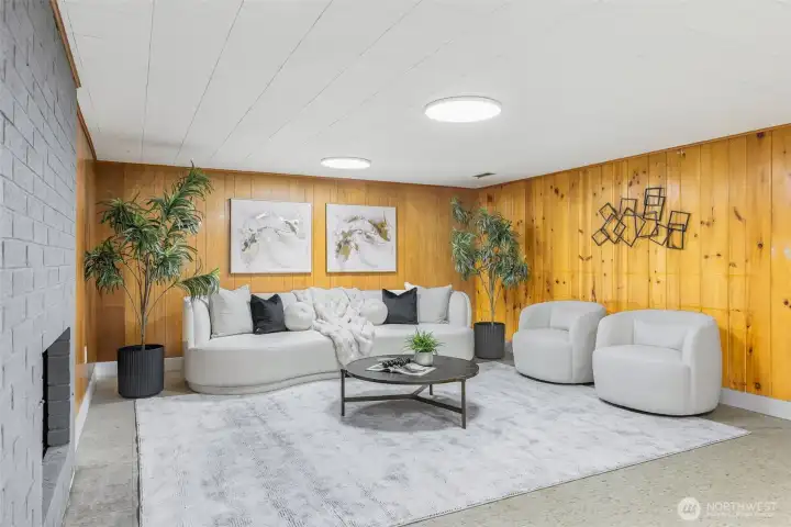 MIL basement living room.