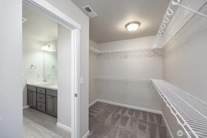 HUGE primary closet