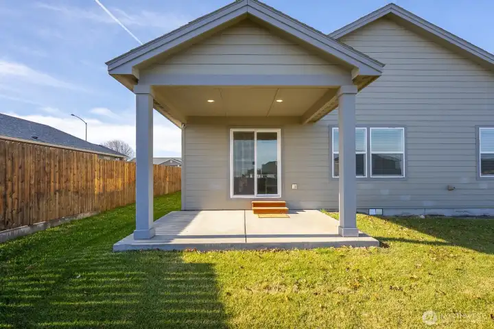 Covered patio
