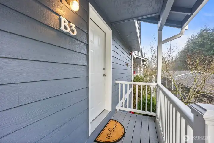 Covered Front Porch Entry Leads to an Updated Spacious 3 Bd / 2.5 Bath 2 Story Home!