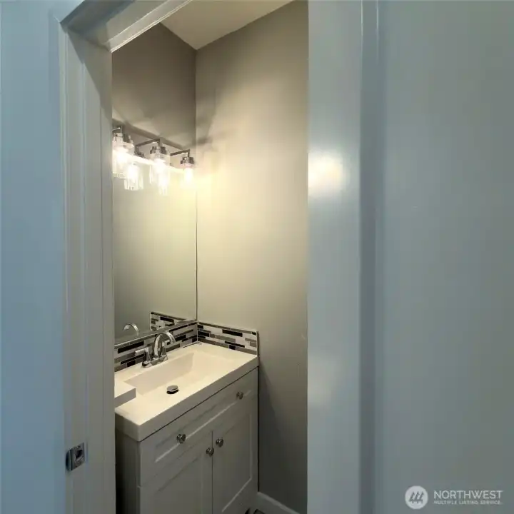 1/2 bath on main floor