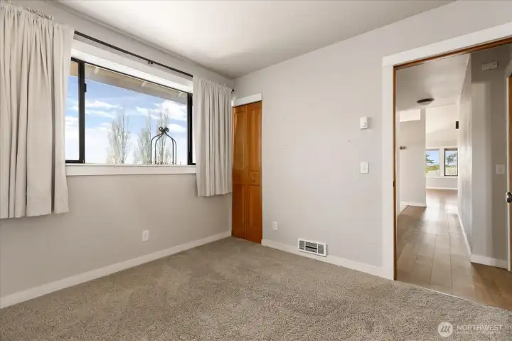 Second bedroom, with closet