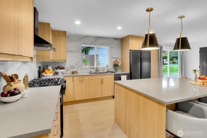 Kitchen View from Guest Bedroom Hall