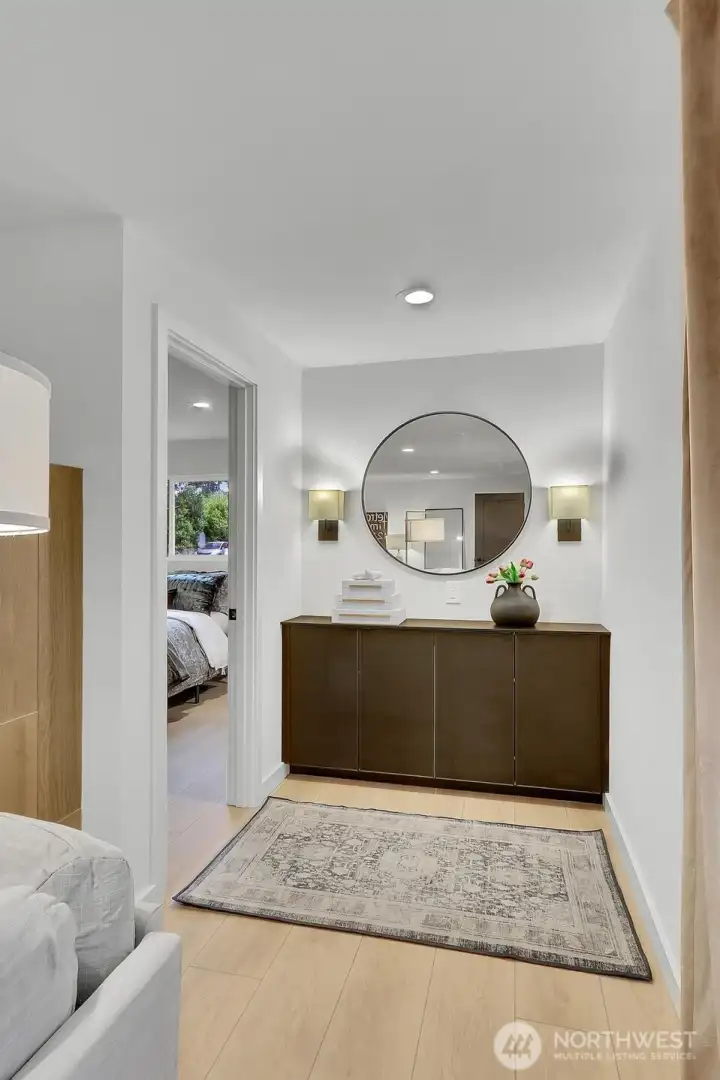 Entry to Primary Suite with storage