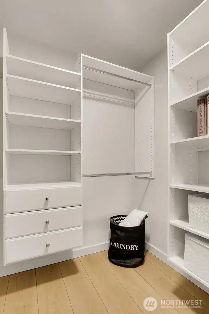 Full Walk-in Closet in Primary