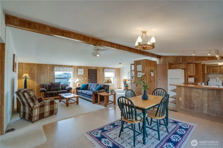 Dining Area Open to Living Space