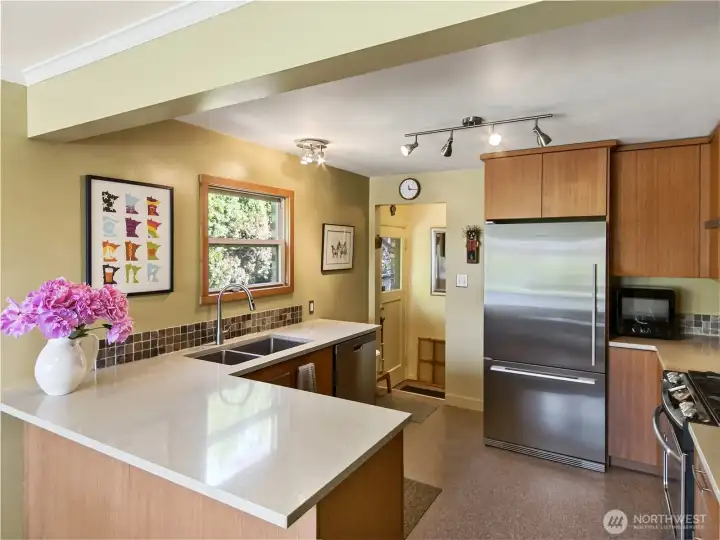 Remodeled kitchen