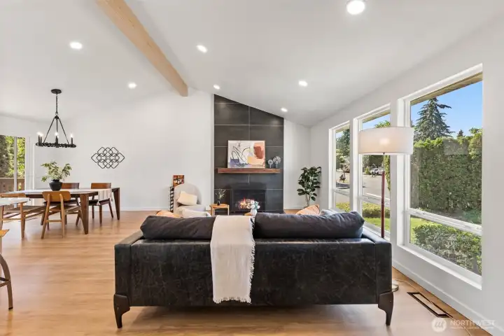 Bright living room