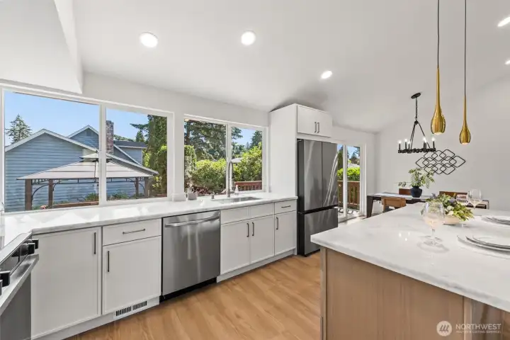 Gourmet kitchen