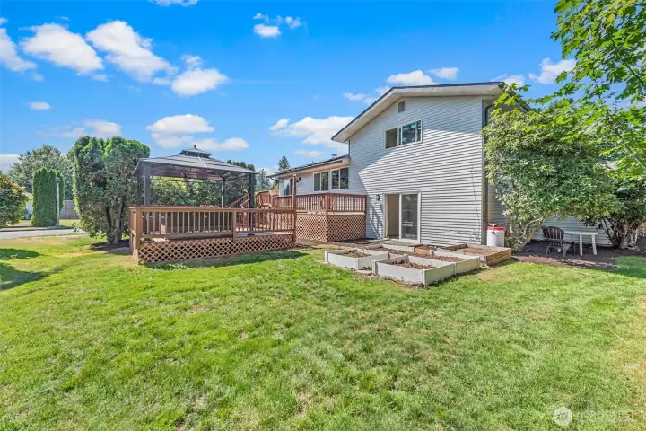 Private back yard