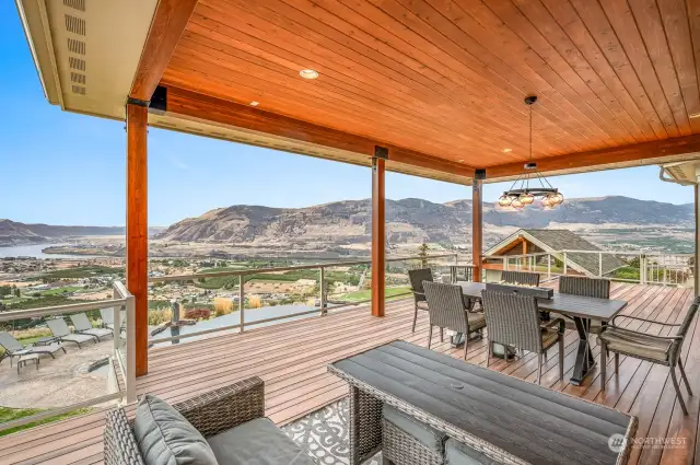 Covered view deck