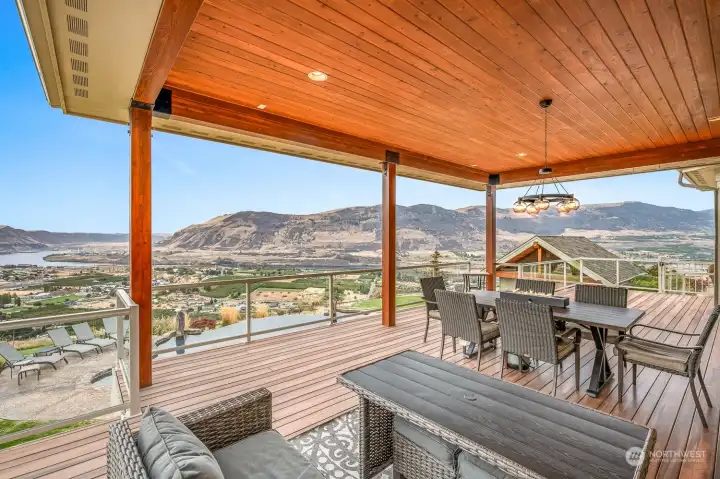 Covered view deck