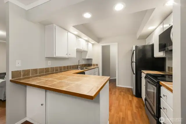 kitchen with eating space