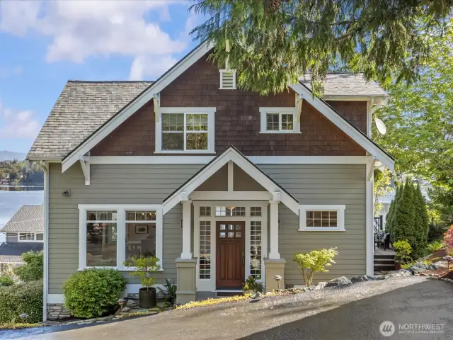Custom built craftsman has hardly been lived in and shows like new!