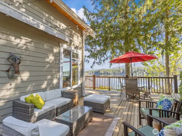 Expansive deck for Summer entertaining.