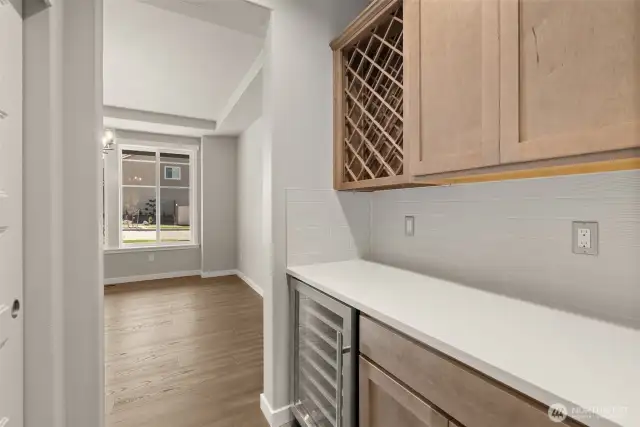 Butle's pantry. Photos of a similar home, not actual, for illustration only.