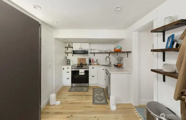 Lower level kitchen