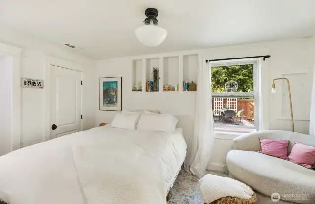 Lower level bedroom